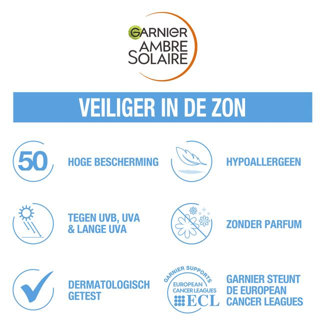 Garnier Ambre Solaire Sensitive Expert+ Anti Age Zonnebrandcrème SPF50+ 40 ML