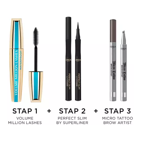 L'Oréal Paris Volume Million Lashes Mascara Classic Zwart Waterproof