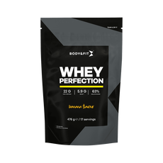 Body&Fit Whey Perfection Eiwitpoeder Banana 476 GR