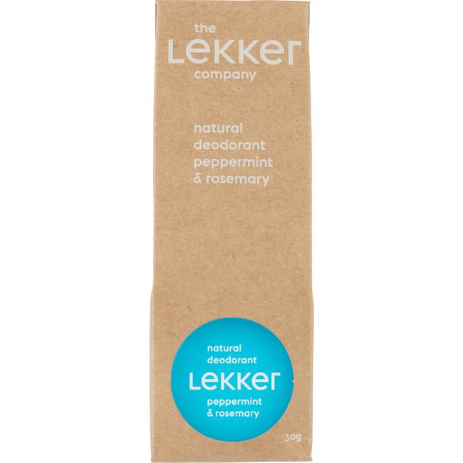 The Lekker Company Pepermunt & Rozemarijn Deodorant Crème