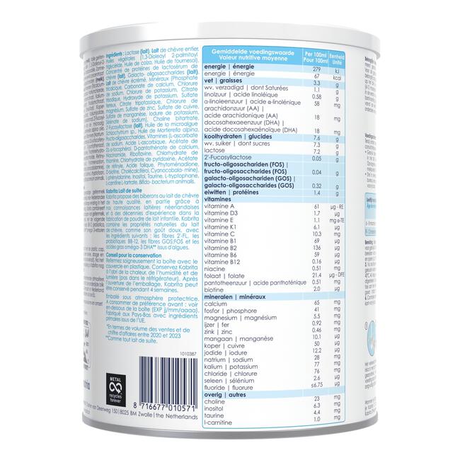 Kabrita Opvolgmelk 2 800GR