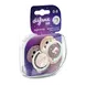 Difrax LOVI Dynamic Fopspeen 0-6M Night & Day Girl 2 stuks