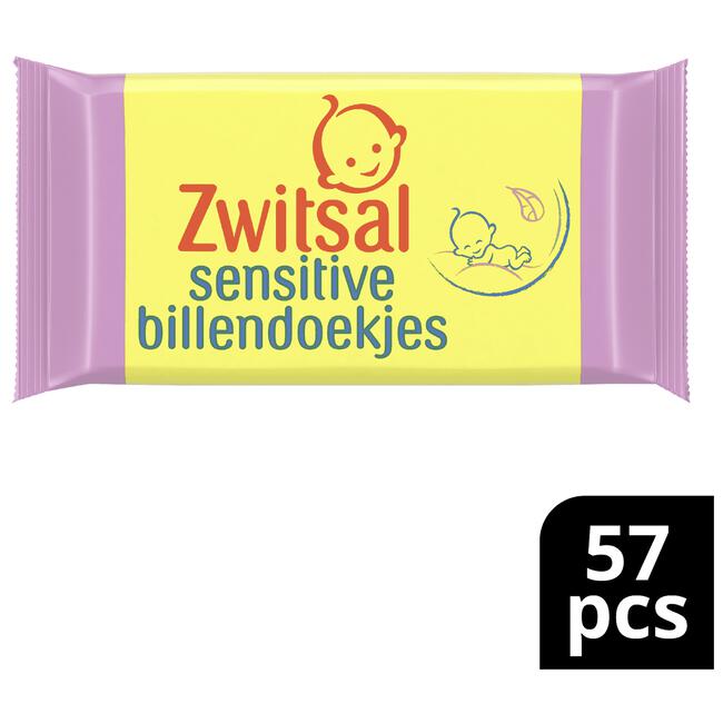Zwitsal Baby Sensitive Billendoekjes 57 stuks