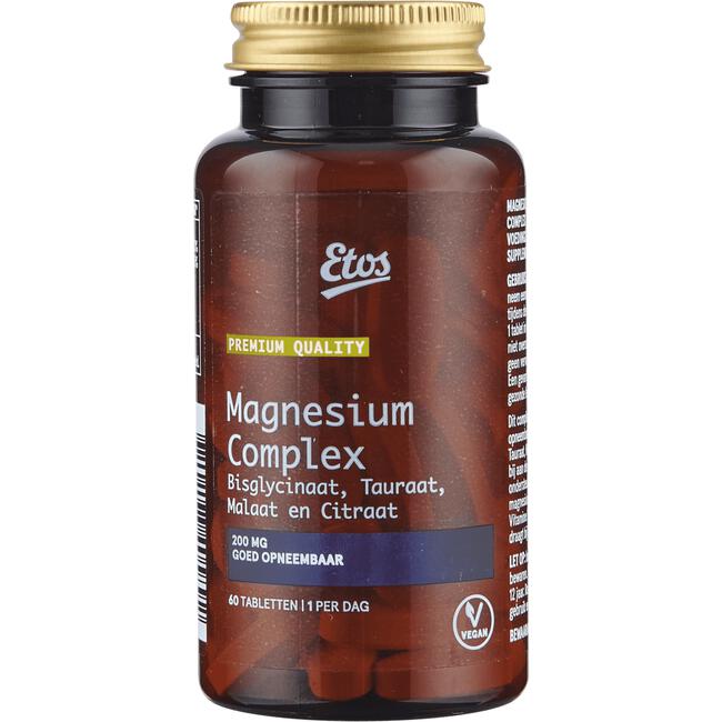 Etos Premium Magnesium Complex Plus 200mg 60 stuks