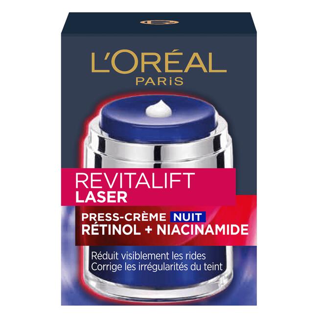 L'Oréal Paris Revitalift Laser X3 Pressed-Cream Nachtcrème 50 ML