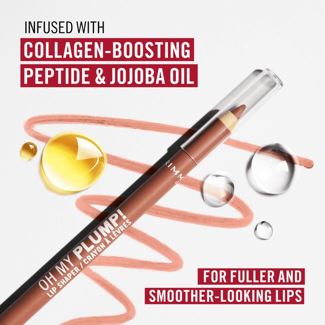 Rimmel London Oh My Plump! Lip Liner - Bruin - 110 Rich Cacao