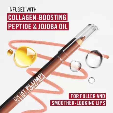 Rimmel London Oh My Plump! Lip Liner Bruin 110 Rich Cacao