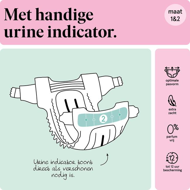 Etos Luiers Mini Maat 2 4-8 kg Mid Pack 48 stuks