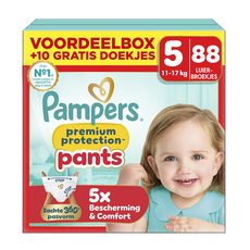 Pampers Premium Protection Pants Voordeelbox Luierbroekjes Maat 5 11-17 kg 88 stuks