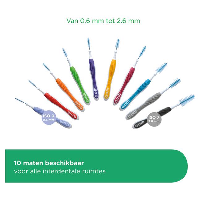 GUM Trav-Ler Blauw 1,6 MM