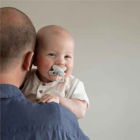 Difrax Fopspeen Natural 6 Maanden Groen BPA-vrij
