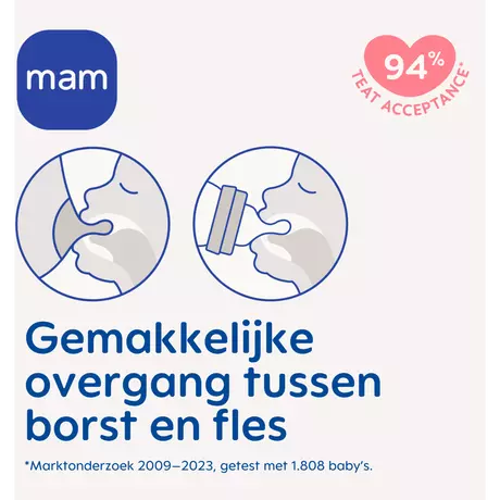 MAM Flesspeen Maat X&nbsp;6+ Maanden 2 stuks