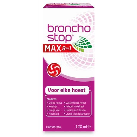 Bronchostop Max 8in1 Hoestdrank 120ML