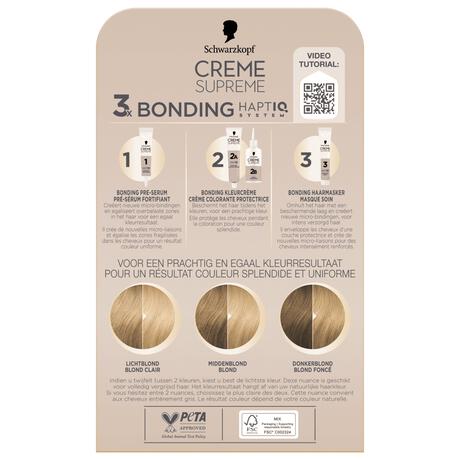 Schwarzkopf Creme Supreme Haarkleuring 9-0 Natuurlijk Lichtblond