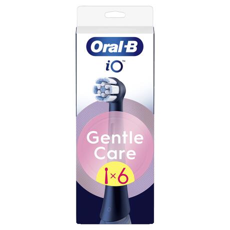Oral-B iO Gentle Care Opzetborstels Zwart 6 Stuks