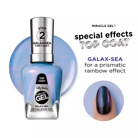 Sally Hansen Miracle Gel Top Coat Blauw 113 Galax-Sea