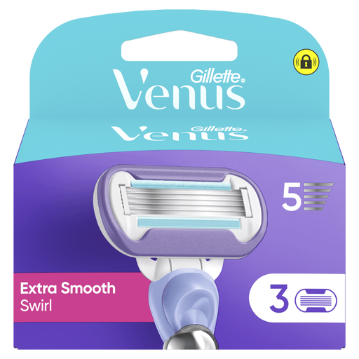 Gillette Venus Extra Smooth Swirl Navulmesjes 3 stuks