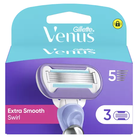 Gillette Venus Extra Smooth Swirl Navulmesjes 3 stuks