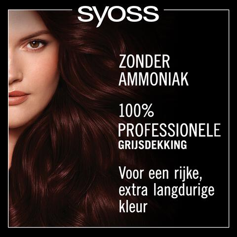 Syoss Oleo Intense Permanente Haarkleuring 3-22 Warm Donker Bordeaux