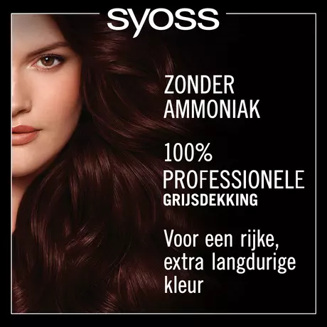 Syoss Oleo Intense Permanente Haarkleuring 3-22 Warm Donker Bordeaux