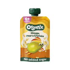 Organix Bio Knijpfruit Mango Peer Granola 6+ Maanden 100 gram