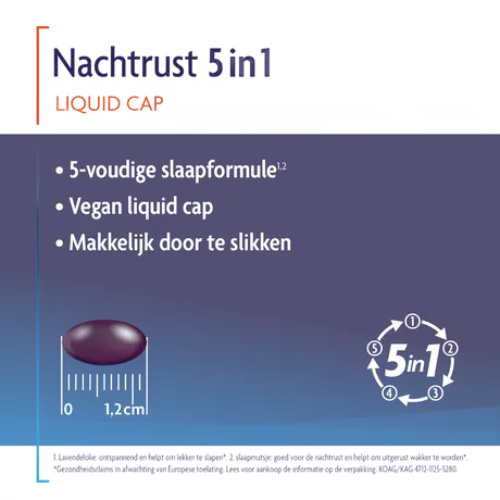 Shiepz Nachtrust 5in1 Liquid Capsules 50 stuks