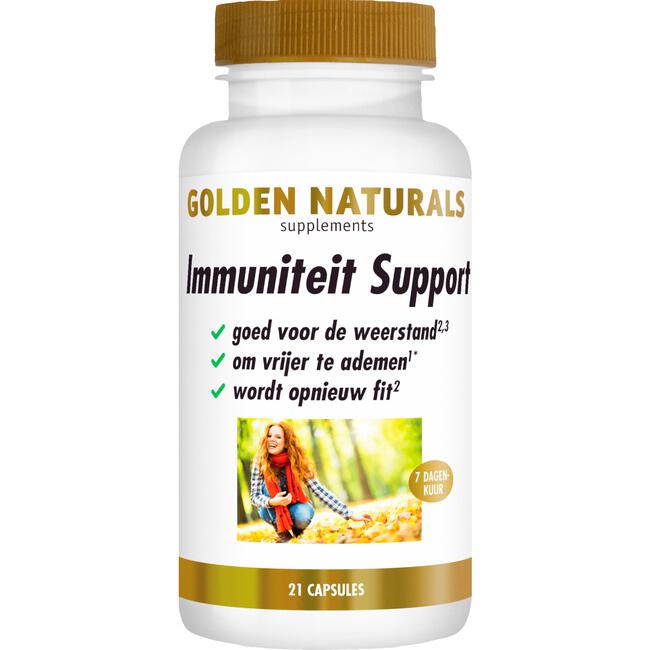 Golden Naturals Immuniteit Support  21 caps