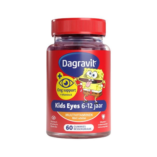 Dagravit Kids Multivitaminen Gummies Xtra + Eyecare 6-12 jaar 60 stuks