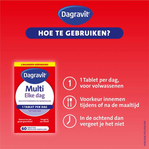 Dagravit Multi Elke Dag 60 stuks