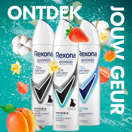 Rexona Woman Advanced Protection Invisible Aqua Deodorant Spray 150 ML