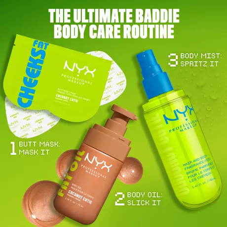 NYX Professional Makeup Hair & Body Fragrance Mist Coconut Cutie 80 ML