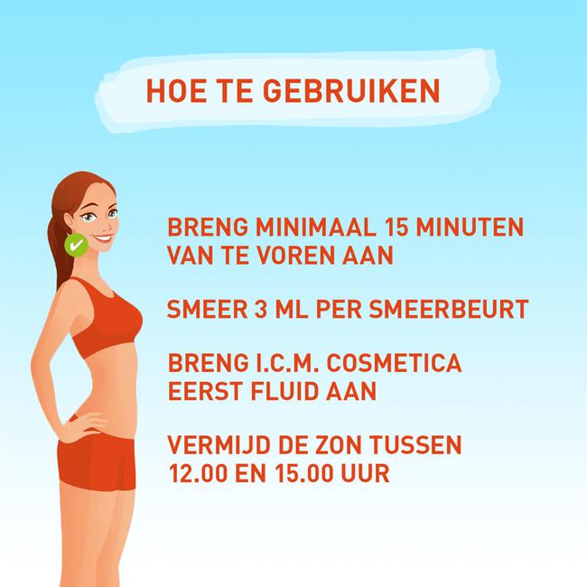 Vision Zonnebrand Face Fluid SPF 50+ 50 ML