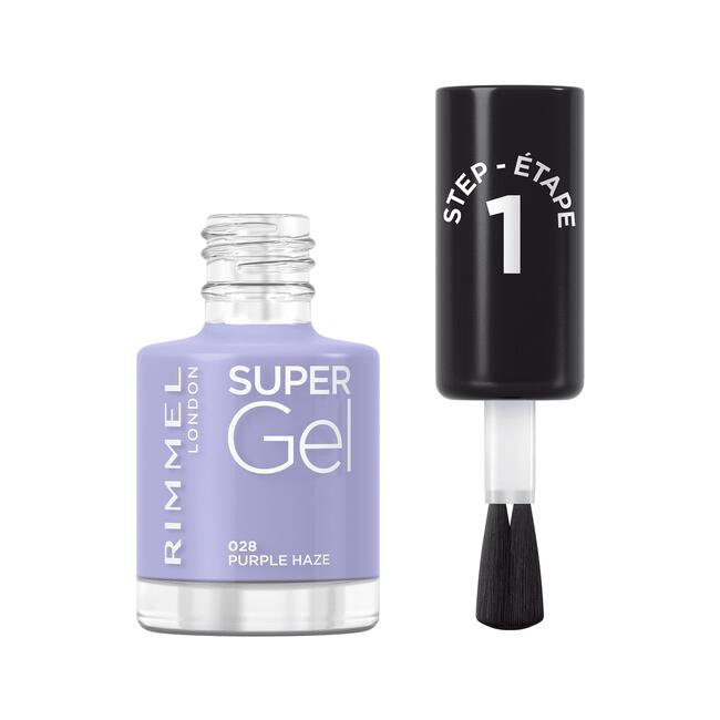 Rimmel London Super Gel Nailpolish 028 Purple Haze 12 ML