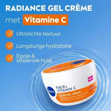 Nivea Face+ Vitamine C Glow Gel Crème 100 Ml
