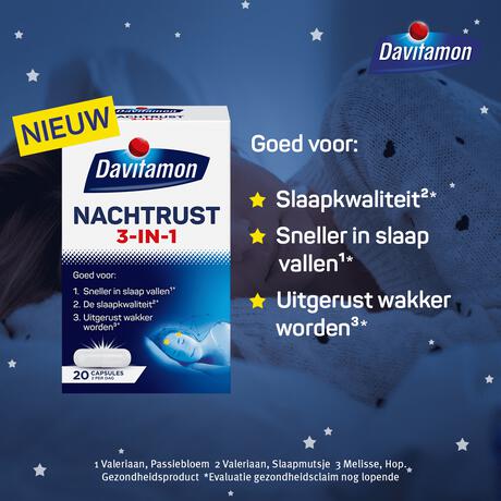 Davitamon Nachtrust 3-in-1 20 Capsules