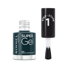 Rimmel SuperGel Nail Polish Lacquer Beach House Blue 068 12 ML