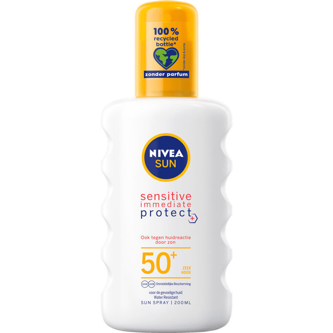 Nivea Sun Zonnebrand Sensitive Immediate Protect Zonnebrandspray