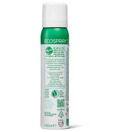Happy Earth 100% Natuurlijke Whole Body Cedar Lime Deodorant Spray 100 ML