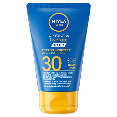 NIVEA SUN Protect & Hydrate Pocket Size Zonnebrand SPF30 Travel Size 50 ML