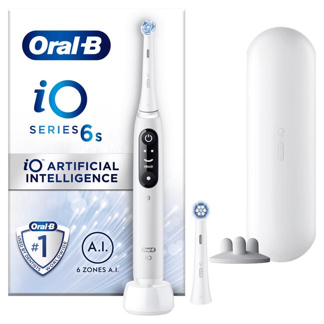 Oral-B iO 6S Wit Elektrische Tandenborstel By Braun