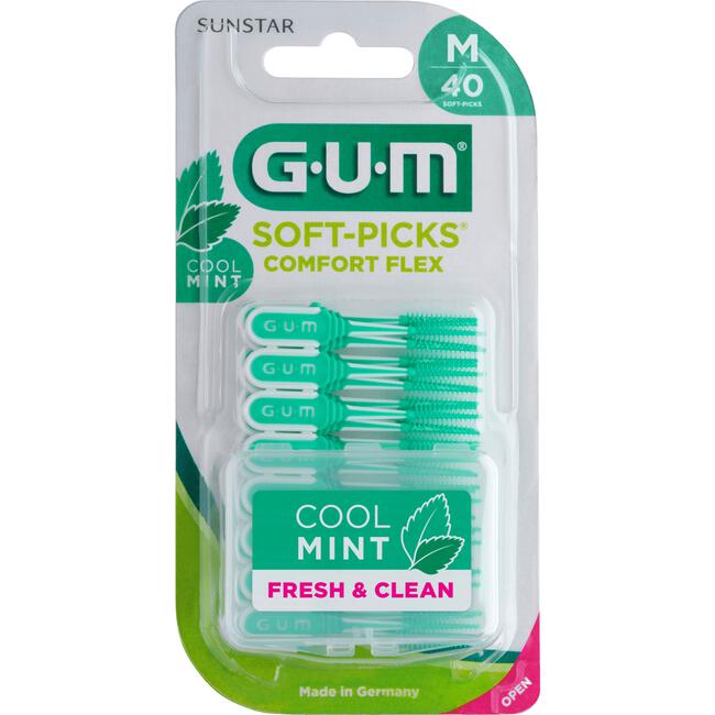 GUM Soft-Picks Comfort Flex mint