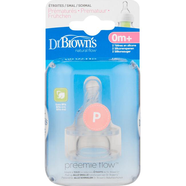 Dr. Brown's Prematuur Flesspeen 0+ Maanden