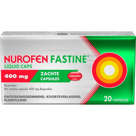 Nurofen Fastine Liquid Caps 400 mg
