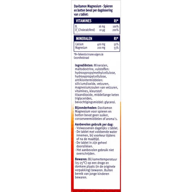 Davitamon Magnesium Met Calcium + Vitamine D Tabletten 42 Stuks