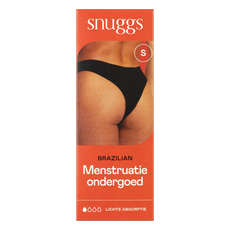 Snuggs Brazilian Light Menstruatie Ondergoed Maat S
