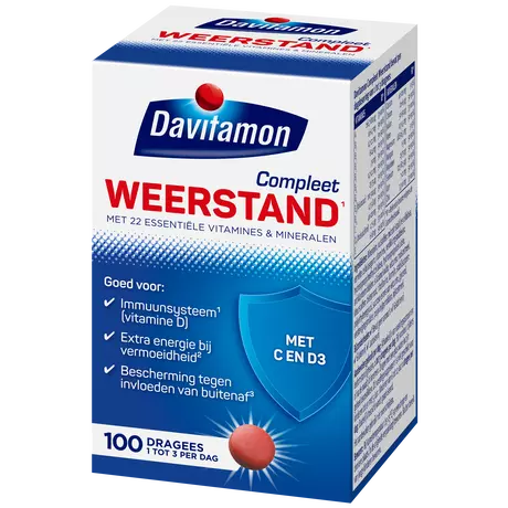 Davitamon Compleet Weerstand Vitamine C & D3 Dragees 100 stuks