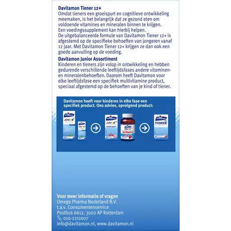 Davitamon Multi 12+ Kauwvitamines Aardbei 60 Stuks