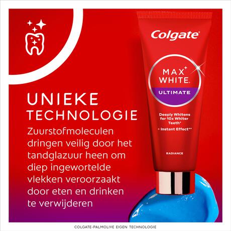 Colgate Max White Ultimate Whitening Tandpasta - 75 ML