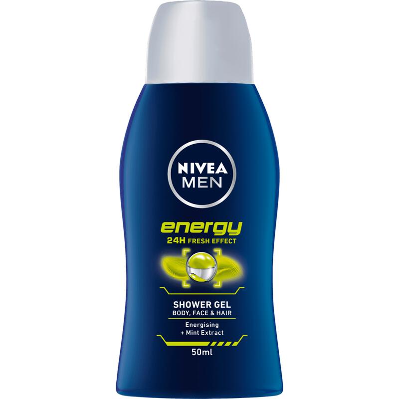 NIVEA MEN 3-In-1 Energy Douchegel Mini 50 ML