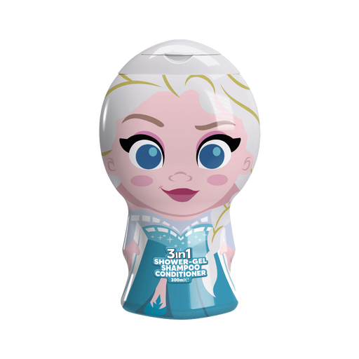 Corsair 3-In-1 Frozen Elsa Shower Gel, Shampoo & Conditioner 300 ML
